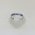 Brill sorköves fehér arany gyűrű