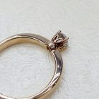 Tulipános arany gyűrű