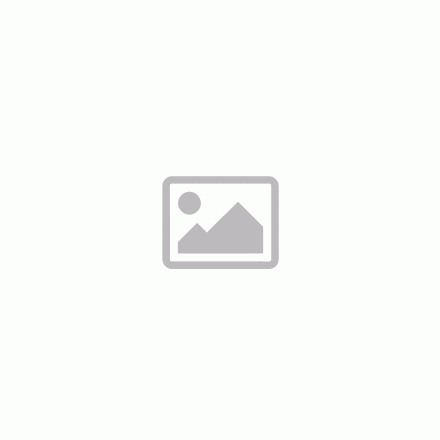 Nagy Kerek Buton köves  fülbevaló, fehér, 8 mm